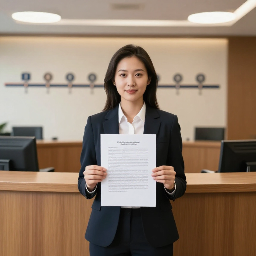 受害者自信握法律文件在現代法庭，周圍有圈存、民事訴訟與追款時間線圖表，專業燈光，中性色調充滿力量