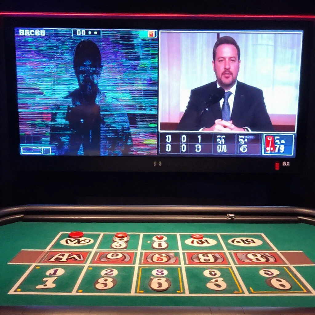 正版SA Gaming荷官在燈光明亮攝影棚洗透明智慧牌靴,對比假平台模糊荷官畫面與陰影