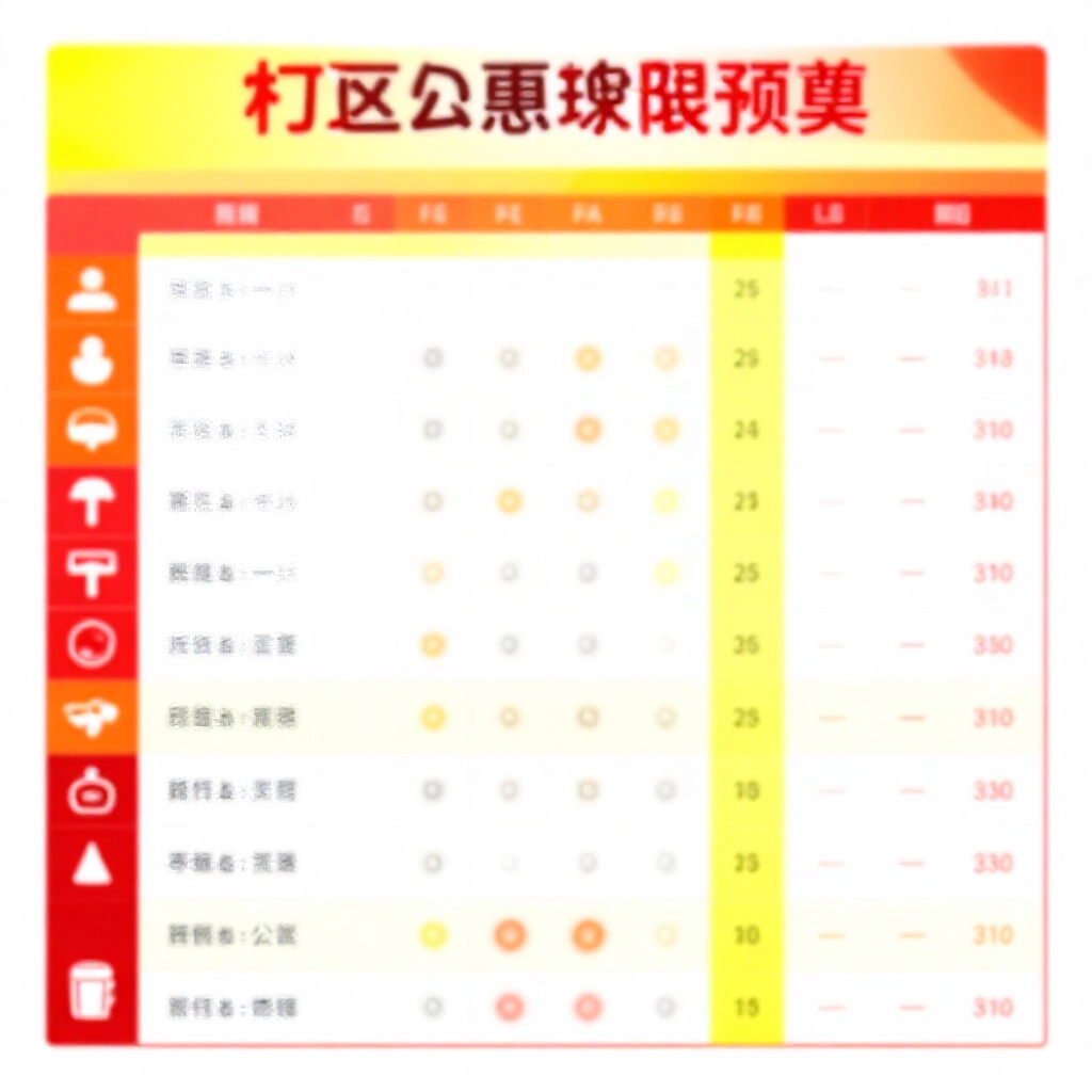 樂透玩法規則資訊圖表，以彩色圖示與圖表比較不同投注選項，高對比台灣黃紅白調專業燈光