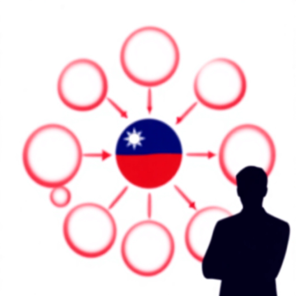 第二區全包投注策略圖解，數字圓圈互聯與成本效益箭頭，現代扁平設計融入台灣國旗色調與玩家輪廓
