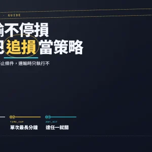 娛樂城停損時間上限怎麼設？連輸時不把追損當策略